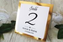 Numery Stołów ZŁOTO DUŻE - 2