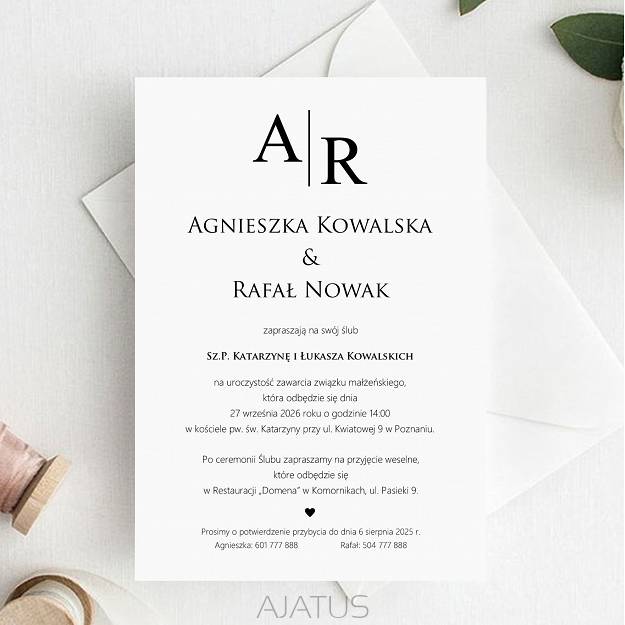 ZAPROSZENIA FORMAT B6 WZ4