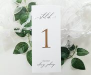 Numery Stołów stojące trójkątne - 2