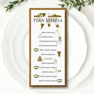 PLAN WESELA PODRÓŻ ZŁOTO/ECO