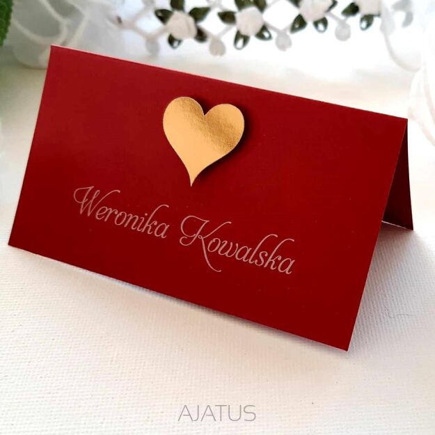 Winietki BORDO SERDCE 3D