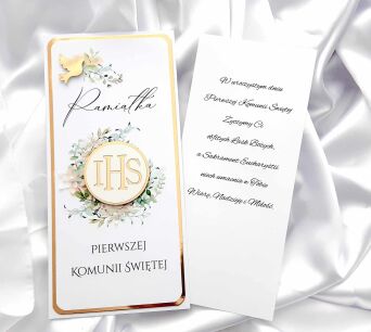 Kartka DL KOMUNIA ŚWIĘTA