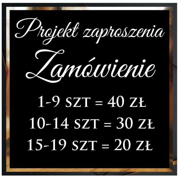 Dodatkowy Projekt/Zamówienie poniżej minimalnej ilości