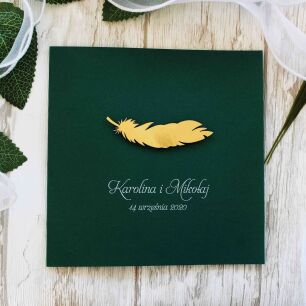 KW NW-11 ZŁOTE PIÓRKO CIEMNA ZIELEŃ