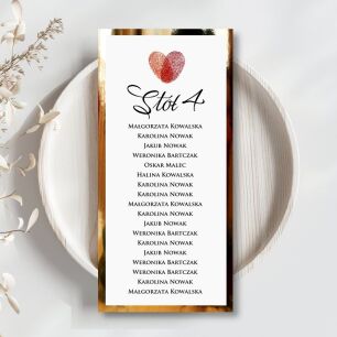 PLAN STOŁÓW ZŁOTO ODCISKI PALCÓW