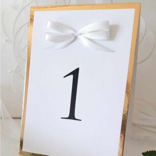 Numery Stołów KOKARDKA 17 KOLORÓW