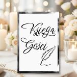 NAPIS KSIĘGA GOŚCI PIÓRKO/KOLOR DO WYBORU - 2