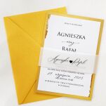 A6 ZŁOTO DWUKARKOWE OPASKA  - 1 - 2