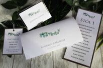 Winietki Seria SREBRNA EUKALIPTUS - 4