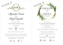 A5 ZAPROSZENIA KALKA -10 WZORÓW DO WYBORU - 5