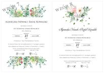 A5 ZAPROSZENIA KALKA -10 WZORÓW DO WYBORU - 6