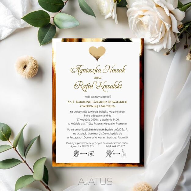 JKZ A6 ZŁOTE SERCE 3D