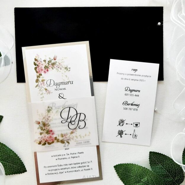 DL SREBRO KALKA KWIATY RÓŻ  - 9