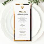 M-104 ZŁOTO SERCE 3D WINIETKA - 2