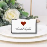 Winietki SERCE BORDO ZŁOTE/SREBRNE - 4