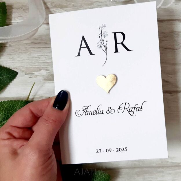 JKZ SK A6 ZŁOTE SERDUSZKO 3D