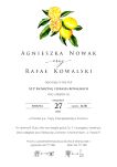 A5 ZAPROSZENIA CYTRYNY styl WŁOSKI -103 KALKA - 4