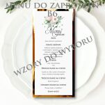 MENU DO ZAPROSZEŃ B6 - 2