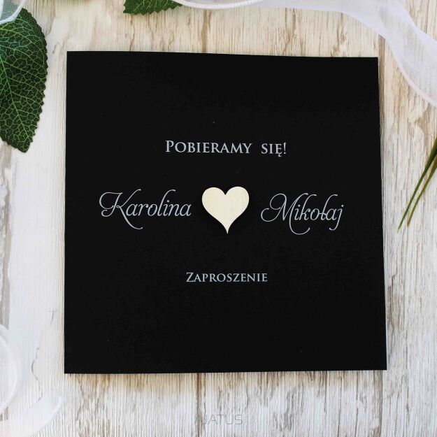 KW NW-25 SREBRNE SERCE CZARNE