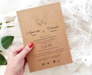 A5 ZAPROSZENIA -4 ECO DŁONIE - 2