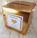 Pudełko na telegramy ZŁOTE -