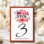 Numery Stołów KWIATY -51 - 2