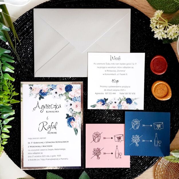 JKS SREBRO KWIATY GRANAT/RÓŻ/BIEL