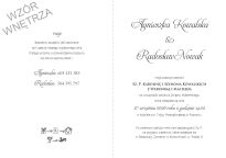 ZAPROSZENIA FORMAT C6 ORNAMENT składane - 4