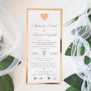 JKZ DL ZŁOTO SERCE 3D ZŁOTE