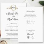 KOD005 ZAPROSZENIA FORMAT B6 ORNAMENT - 2