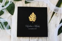 KW NW-38 ZŁOTY LIŚĆ MONSTERA CZARNE - 3