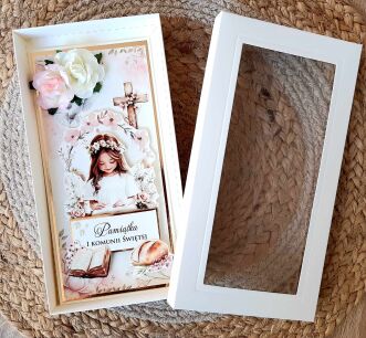 Kartka DL KOMUNIA ŚWIĘTA PUDEŁKO