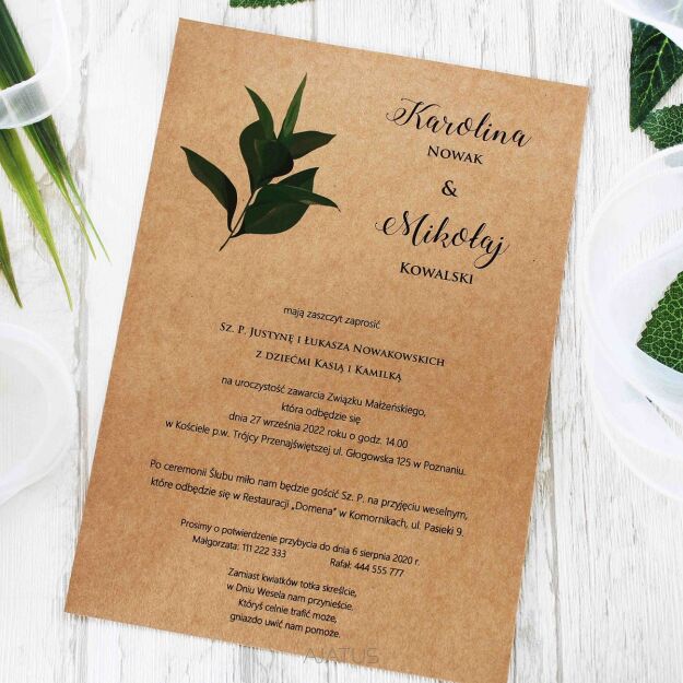 ZAPROSZENIE A5 ECO-1