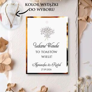 Zawieszki na alkohol GIPSÓWKA ZŁOTO