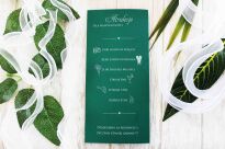 M-65 SKŁADANE DL-25 SREBRNE PIÓRKO ZIELEŃ - 2