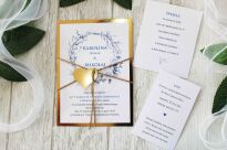 JKZ-A6 ZŁOTO-22 WIANEK NIEBIESKI - 2