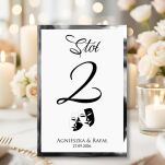 Numery Stołów TEATR ZŁOTO/SREBRO/ECO/CZARNY - 4