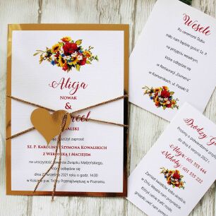 JKZ-A6 ZŁOTO POLNE KWIATY