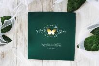 KW NW-61 ZŁOTY MOTYL ORNAMENT CIEMNA ZIELEŃ - 2