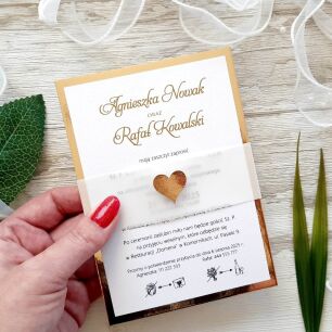 JKZ A6 ZŁOTE OPASKA KALKA SERDUSZKO