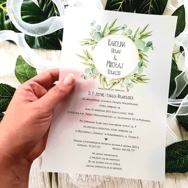 A5 ZAPROSZENIA -43 KALKA