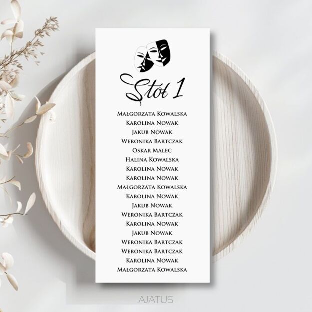 PLAN STOŁÓW TEATR  ZŁOTO/SREBRO/ECO/CZARNY