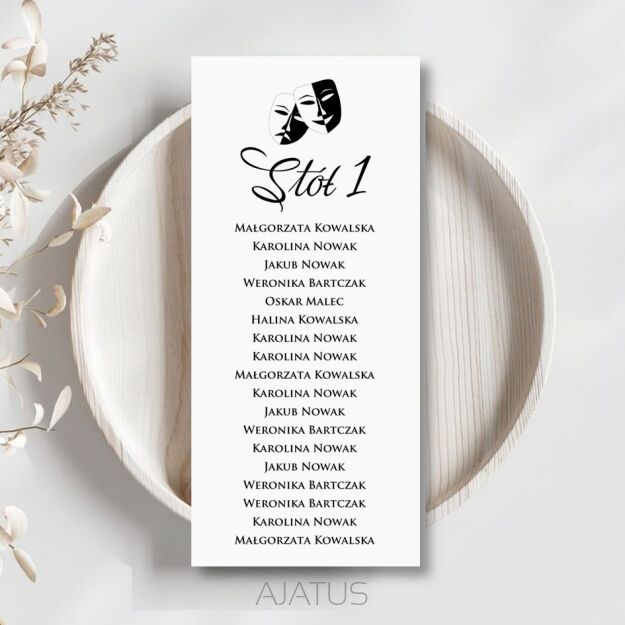 PLAN STOŁÓW TEATR  ZŁOTO/SREBRO/ECO/CZARNY