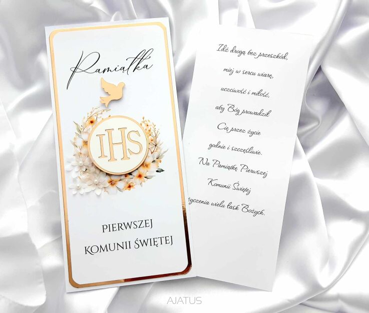 Kartka DL KOMUNIA ŚWIĘTA