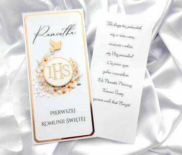 Kartka DL KOMUNIA ŚWIĘTA