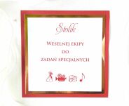 Numery Stołów EKIPA BORDO - 2